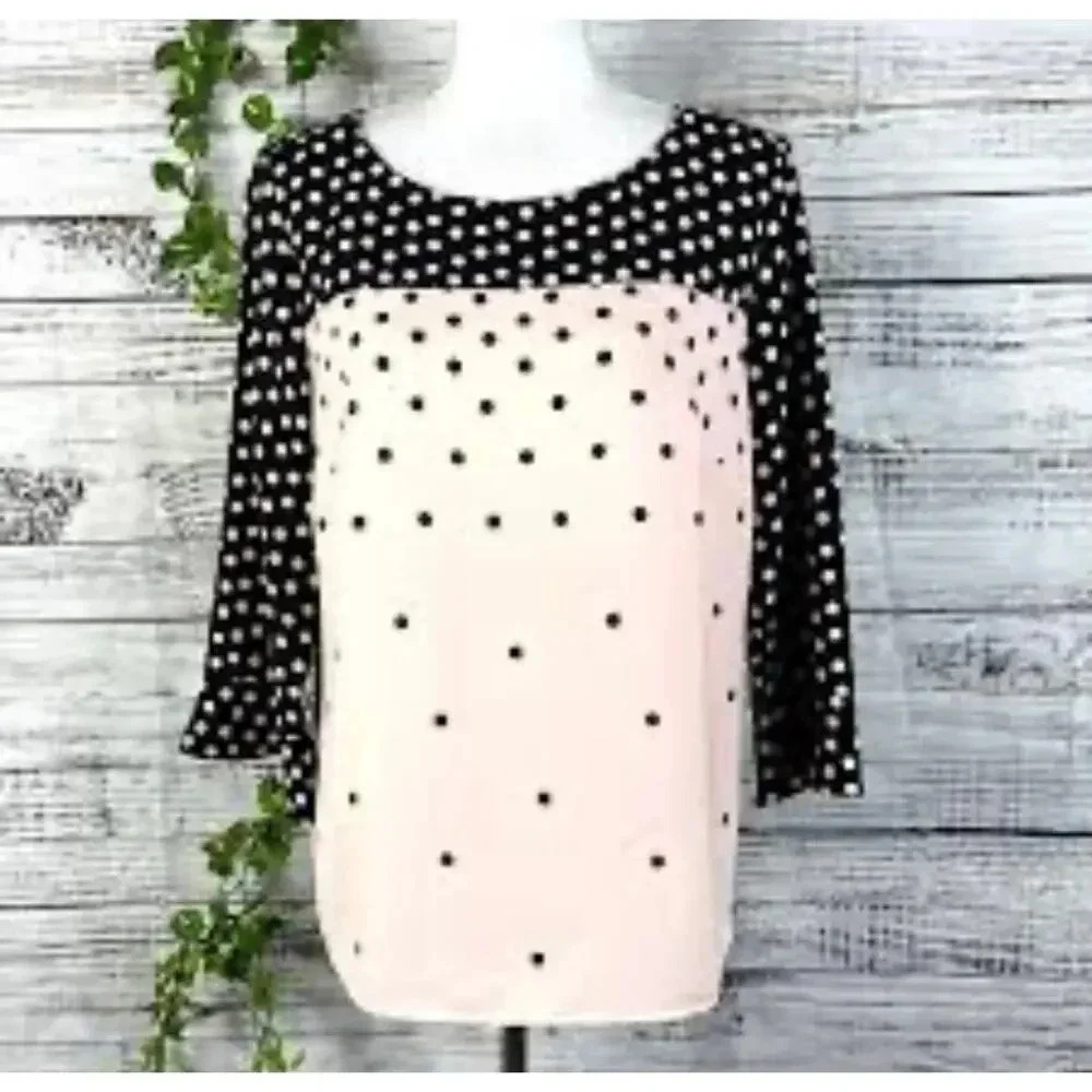 TALBOTS petite Blouse Tunic Top